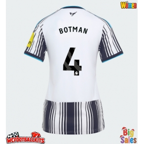 Newcastle United Sven Botman #4 Replica Home Stadium Shirt for Women 2026-27 Short Sleeve